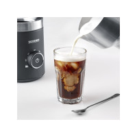 Produktbild för SEVERIN SM 3586 Spuma 700 - mjölkskummare - borstat stål/svart