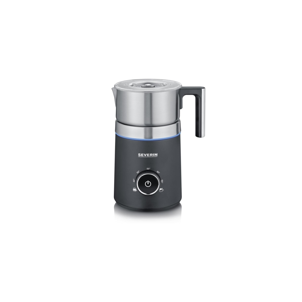 Produktbild för SEVERIN SM 3586 Spuma 700 - mjölkskummare - borstat stål/svart