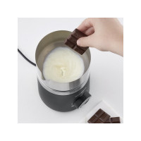 Produktbild för SEVERIN SM 3586 Spuma 700 - mjölkskummare - borstat stål/svart