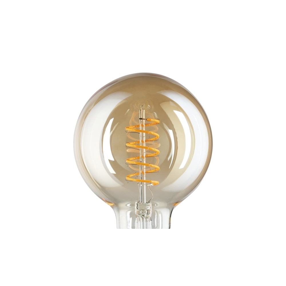 Produktbild för Eglo - LED-glödlampa med filament - form: G95 - E27 - 4 W - varmt vitt ljus - 2200 K