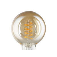 Produktbild för Eglo - LED-glödlampa med filament - form: G95 - E27 - 4 W - varmt vitt ljus - 2200 K