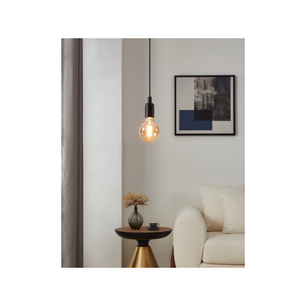 Produktbild för Eglo - LED-glödlampa med filament - form: G95 - E27 - 4 W - varmt vitt ljus - 2200 K