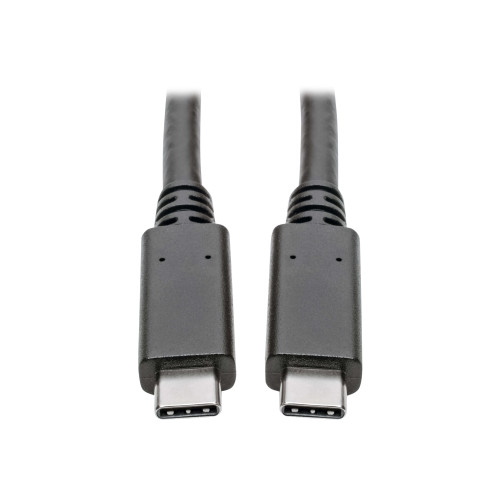 Eaton Corporation Eaton Tripp Lite Series USB-C Cable (M/M) - USB 3.2, Gen 1 (5 Gbps), Thunderbolt 3 Compatible, 6 ft. (1.83 m) - USB typ C-kabel - USB-C till USB-C - 1.83 m