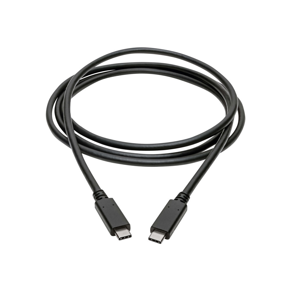 Produktbild för Eaton Tripp Lite Series USB-C Cable (M/M) - USB 3.2, Gen 1 (5 Gbps), Thunderbolt 3 Compatible, 6 ft. (1.83 m) - USB typ C-kabel - USB-C till USB-C - 1.83 m