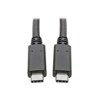 Produktbild för Eaton Tripp Lite Series USB-C Cable (M/M) - USB 3.2, Gen 1 (5 Gbps), Thunderbolt 3 Compatible, 6 ft. (1.83 m) - USB typ C-kabel - USB-C till USB-C - 1.83 m