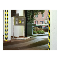 Produktbild för Tesa Signal Universal markeringstejp - 50 mm x 66 m - svart, gul