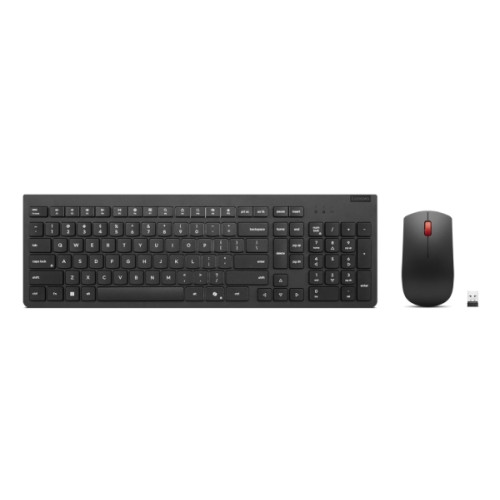 Lenovo Lenovo Essential Wireless Combo Gen 2 - sats med tangentbord och mus - QWERTY - norsk - svart Inmatningsenhet