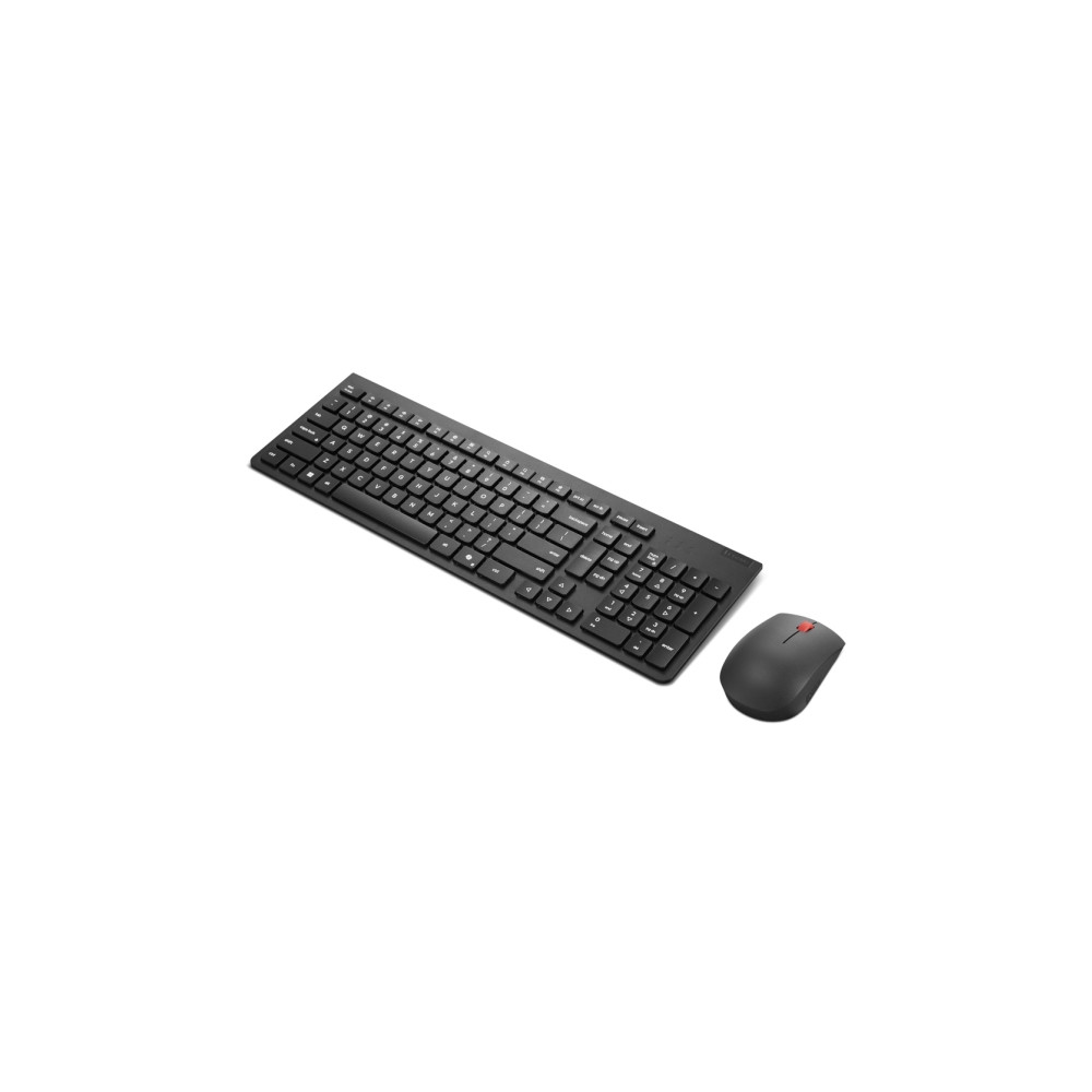 Produktbild för Lenovo Essential Wireless Combo Gen 2 - sats med tangentbord och mus - QWERTY - norsk - svart Inmatningsenhet