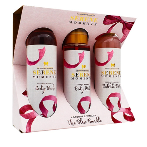 The Indulgent Bathing Co. The Indulgent Bathing Co. Serene Moments gift set shower gel 240 ml + bath foam 240 ml + body mist 200 ml