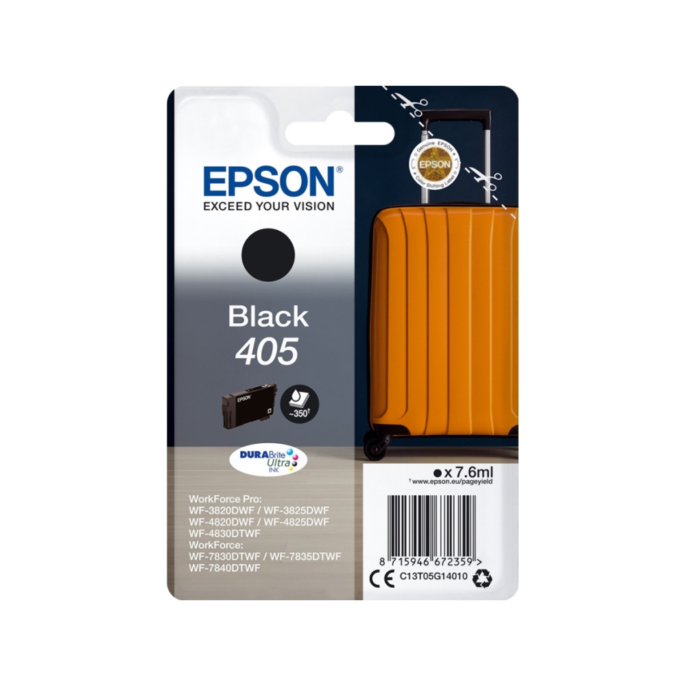 Produktbild för Epson 405 - svart - original - bläckpatron