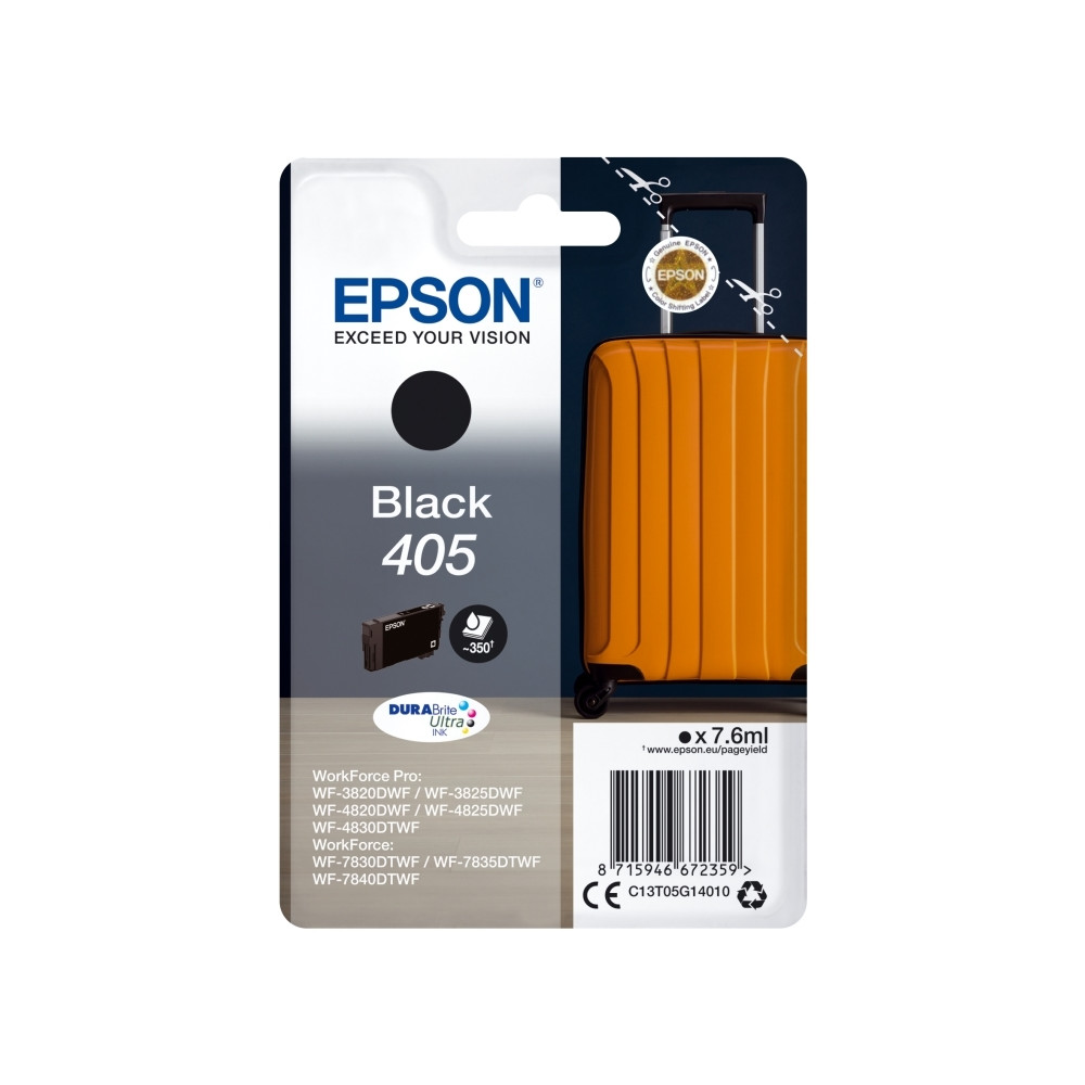 Produktbild för Epson 405 - svart - original - bläckpatron