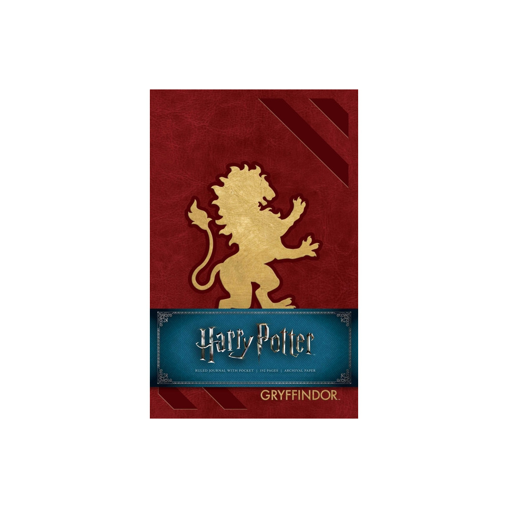 Produktbild för Harry potter gryffindor hardcover ruled journal - redesign (inbunden, eng)