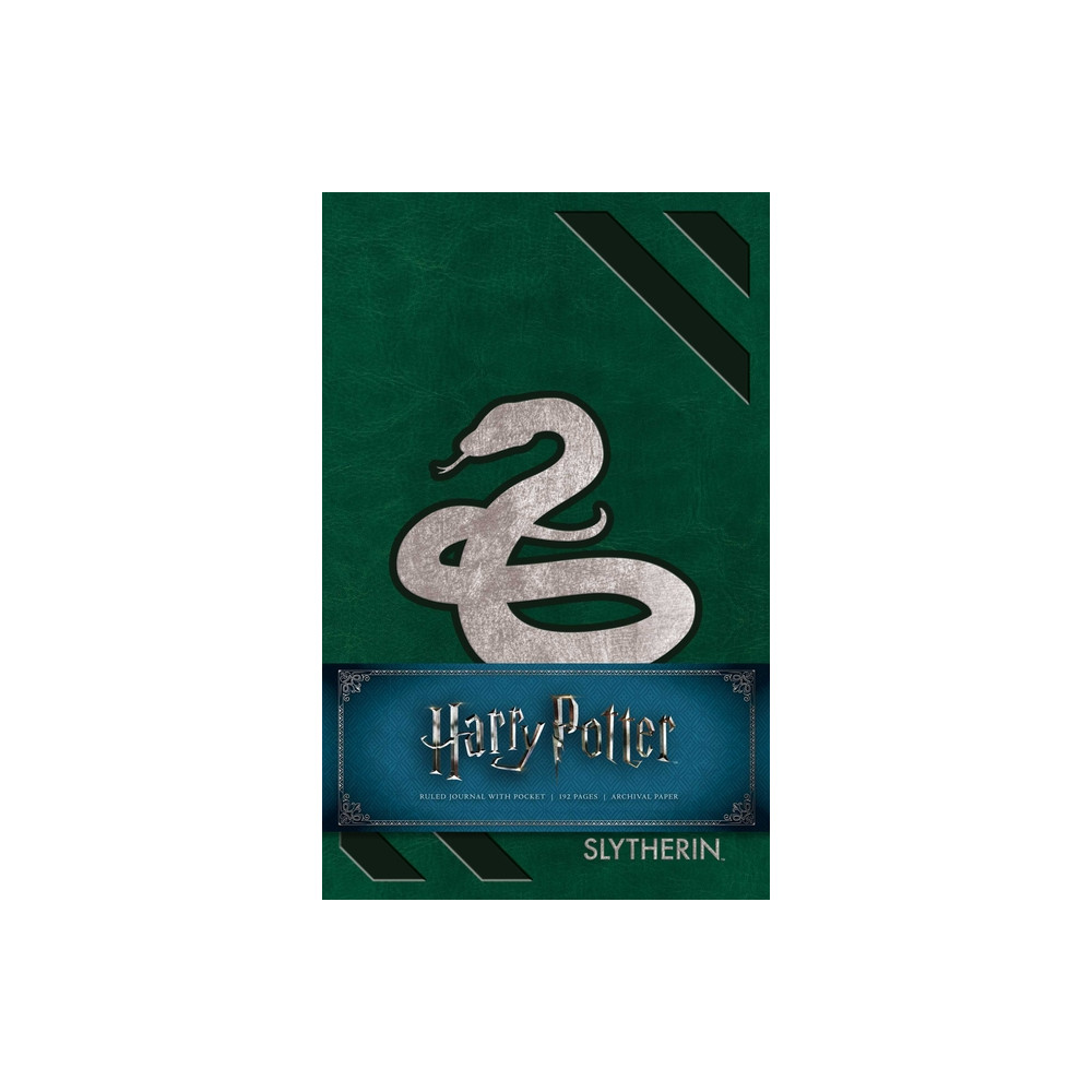 Produktbild för Harry potter slytherin hardcover ruled journal - redesign (inbunden, eng)