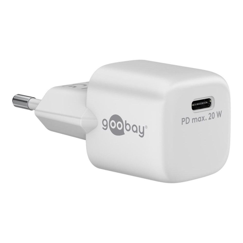 Produktbild för goobay strömadapter - nano, GAN - 24 pin USB-C - 20 Watt