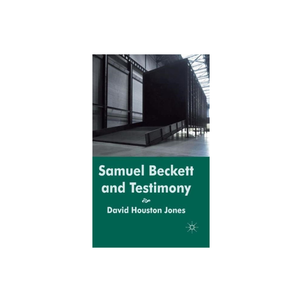 Produktbild för Samuel Beckett and Testimony (inbunden, eng)