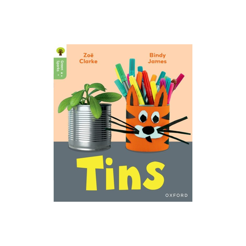 Produktbild för Oxford Reading Tree Green Sparks: Level 1: Tins (häftad, eng)