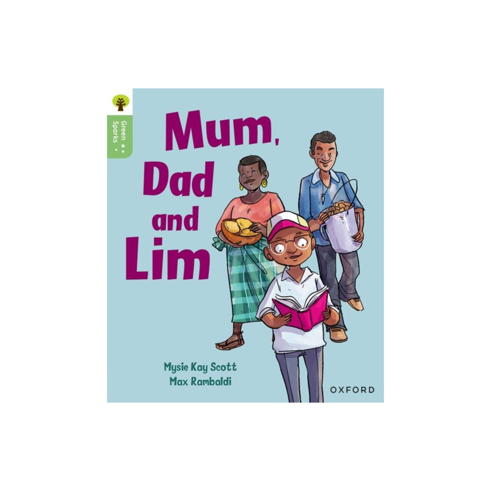 Produktbild för Oxford Reading Tree Green Sparks: Level 1+: Mum, Dad and Lim (häftad, eng)
