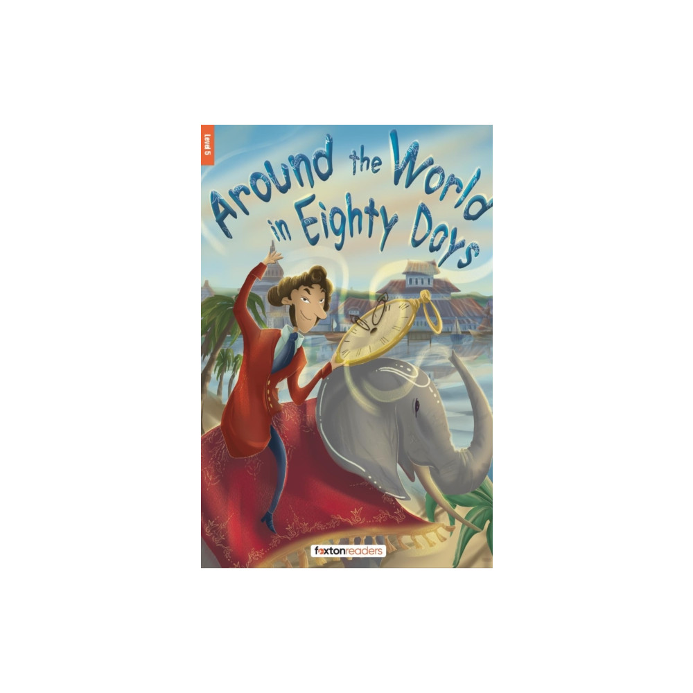 Produktbild för Around the World in Eighty Days - Foxton Reader Level-5 (1700 Headwords B2) with free online AUDIO (häftad, eng)