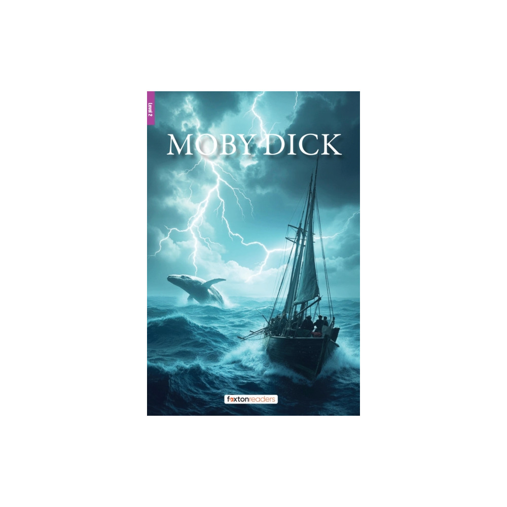 Produktbild för Moby Dick - Foxton Reader Level-2 (600 Headwords A2/B1) with free online AUDIO (häftad, eng)