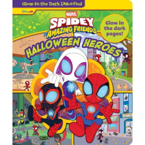 Phoenix International Publications, Incorporated Disney Junior Marvel Spidey and His Amazing Friends: Halloween Heroes Glow in the Dark Look and Find (bok, board book, eng)