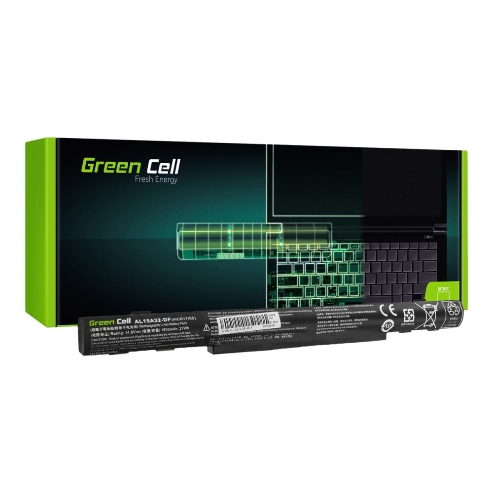 Produktbild för Green Cell - batteri för bärbar dator - Li-Ion - 1800 mAh