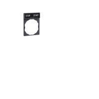 Produktbild för SCHNEIDER ELECTRIC Skylthållare 30 x 40 mm. Med tecken. Text...