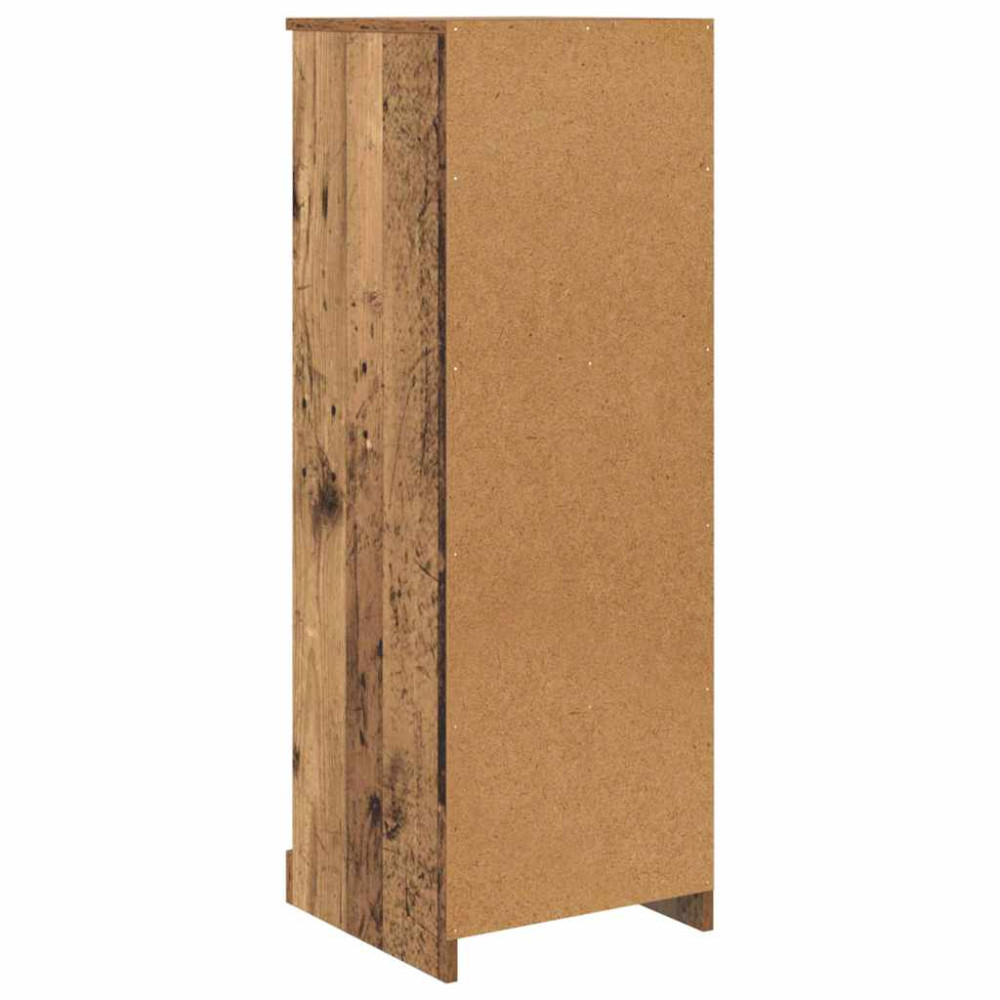Produktbild för Skåp med låda 3 pcs Gammalt trä Konstruerat trä