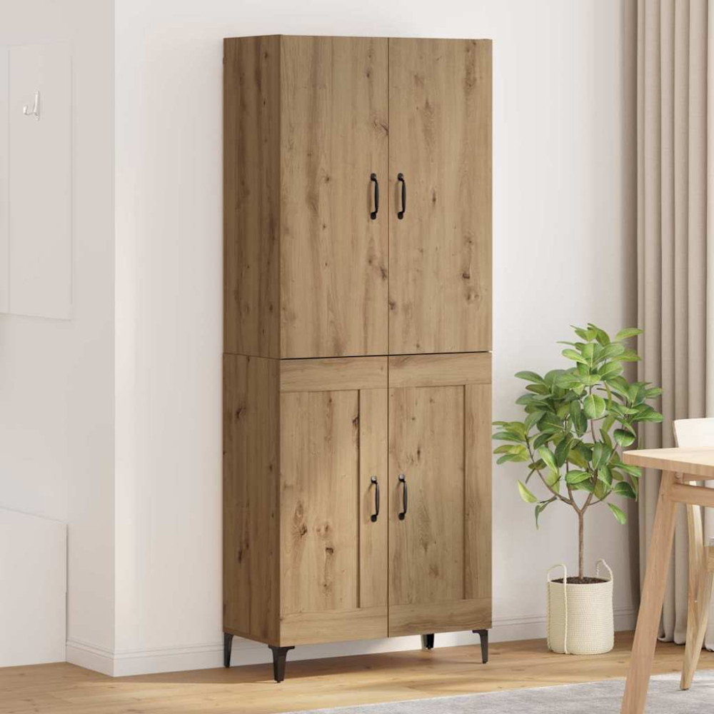 Produktbild för Skåp Artisan Ek 69,5 x 34 x 180 cm Konstruerat trä