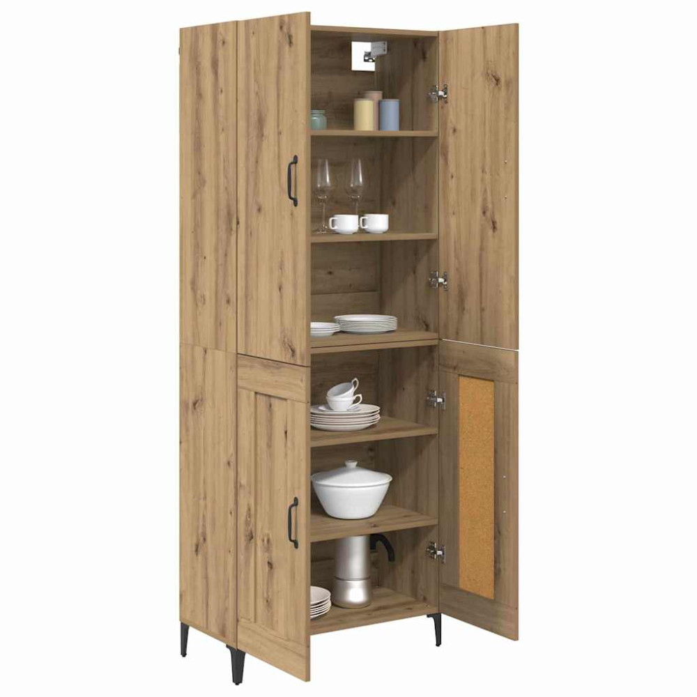 Produktbild för Skåp Artisan Ek 69,5 x 34 x 180 cm Konstruerat trä