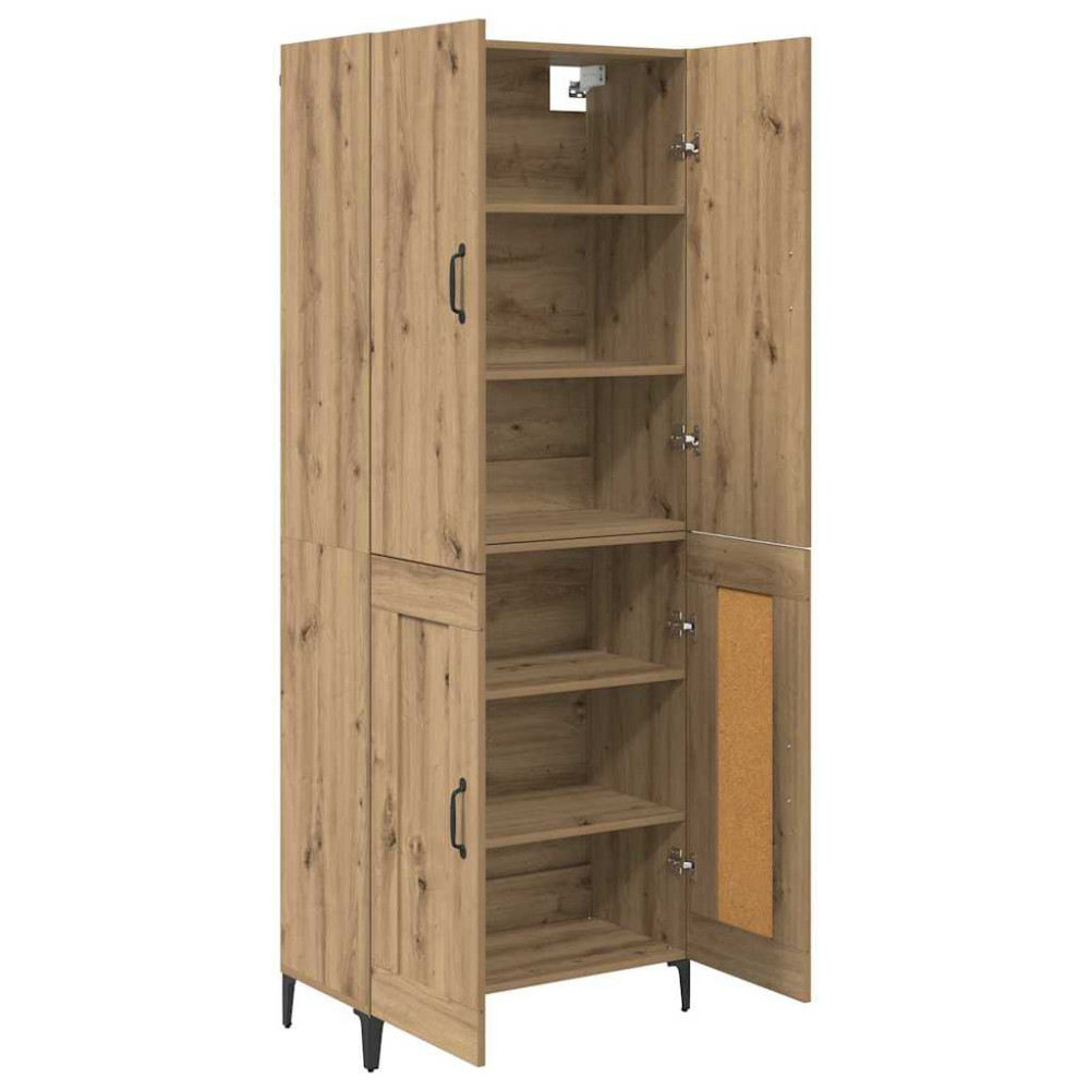 Produktbild för Skåp Artisan Ek 69,5 x 34 x 180 cm Konstruerat trä