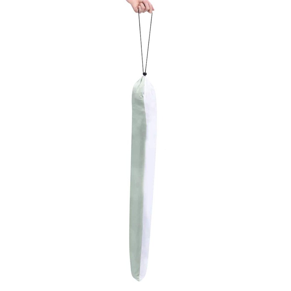 Produktbild för Barnstält Randig Grå och Vit 120 x 120 x 150 cm Massiv furu