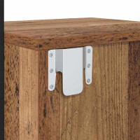 Produktbild för Nattduksbord 2 pcs Gammalt trä 35 x 30 x 51 cm Konstruerat trä