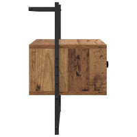 Produktbild för Nattduksbord 2 pcs Gammalt trä 35 x 30 x 51 cm Konstruerat trä