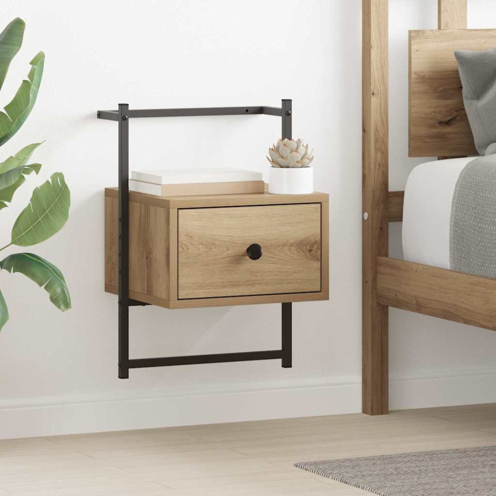 Produktbild för Nattduksbord Artisan Ek 35 x 30 x 51 cm Konstruerat trä