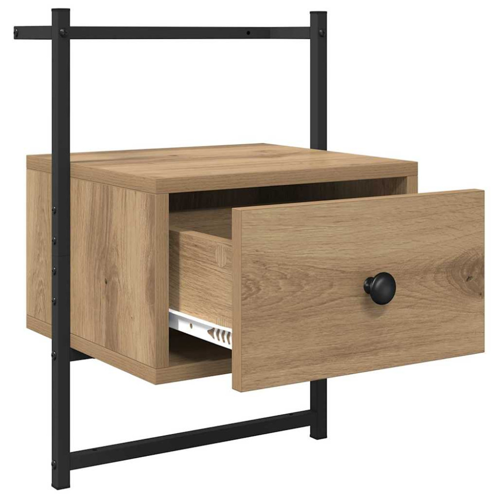 Produktbild för Nattduksbord Artisan Ek 35 x 30 x 51 cm Konstruerat trä