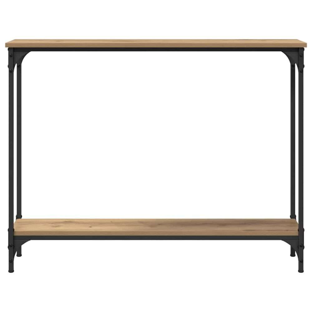 Produktbild för Konsolbord Artisan Ek 100 x 22,5 x 75 cm Konstruerat trä