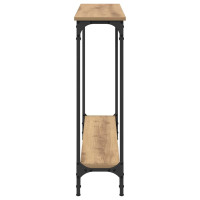 Produktbild för Konsolbord Artisan Ek 100 x 22,5 x 75 cm Konstruerat trä