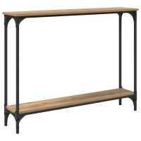 Produktbild för Konsolbord Artisan Ek 100 x 22,5 x 75 cm Konstruerat trä
