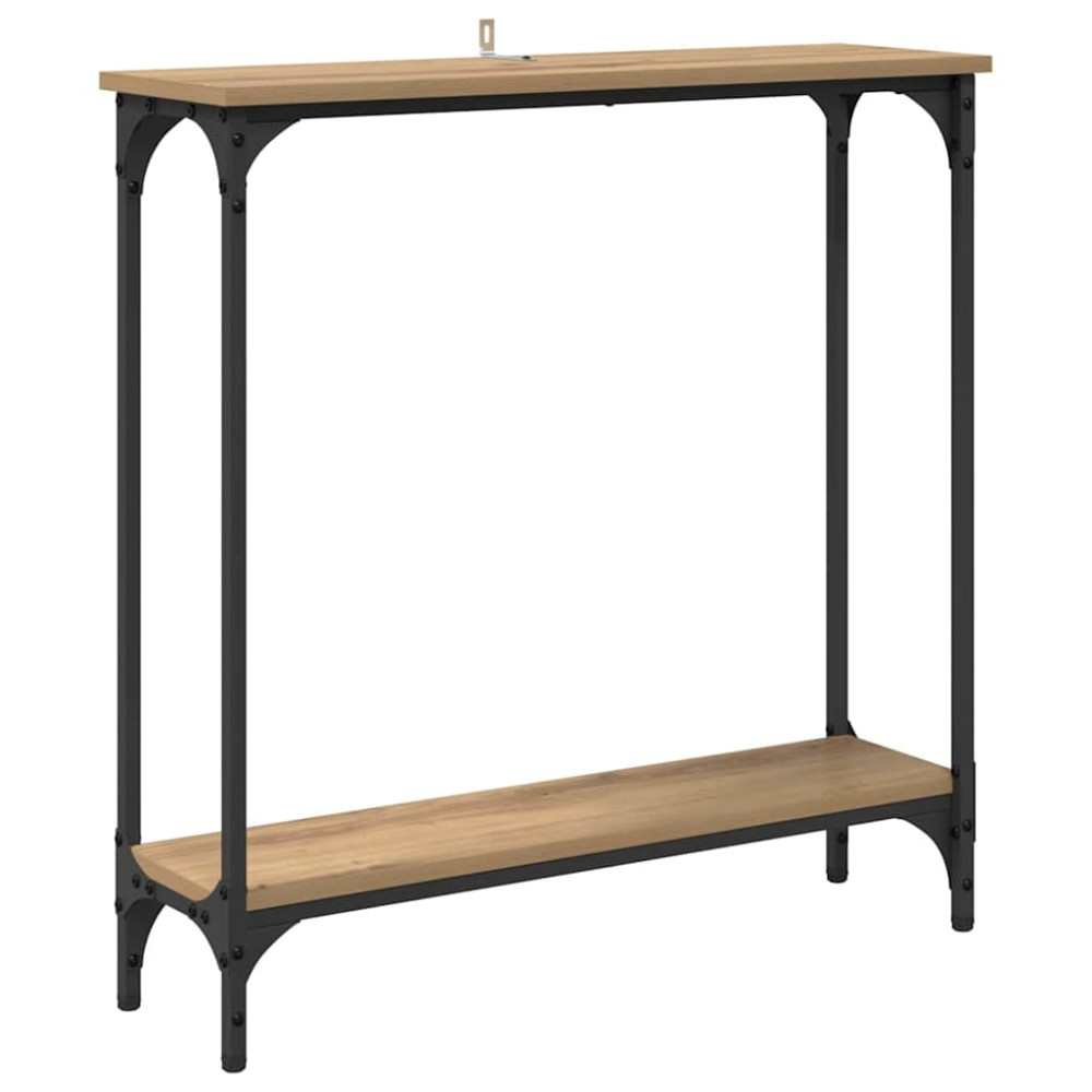 Produktbild för Konsolbord Artisan Ek 75 x 22,5 x 75 cm Konstruerat trä