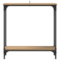 Produktbild för Konsolbord Artisan Ek 75 x 22,5 x 75 cm Konstruerat trä