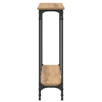 Produktbild för Konsolbord Artisan Ek 75 x 22,5 x 75 cm Konstruerat trä