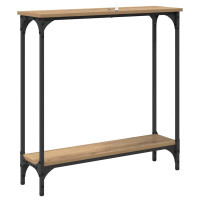 Produktbild för Konsolbord Artisan Ek 75 x 22,5 x 75 cm Konstruerat trä