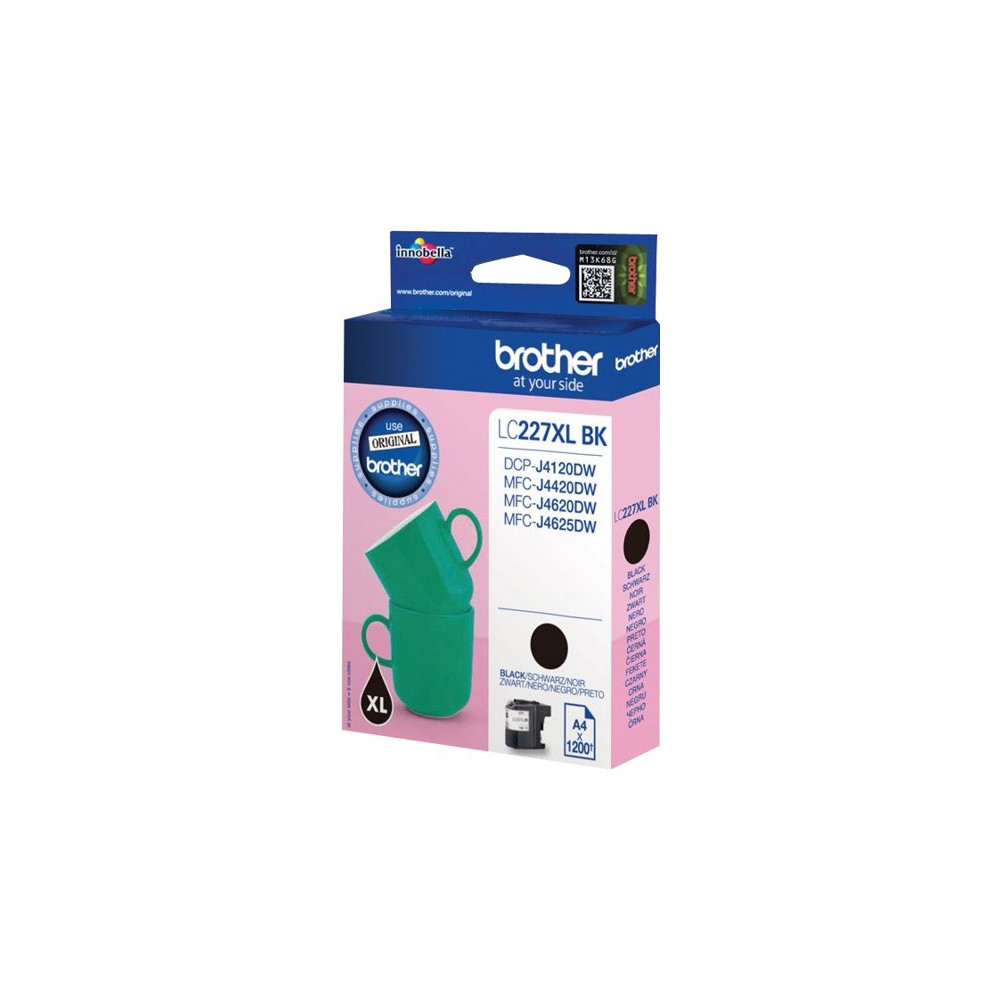 Produktbild för Brother LC227XLBK - svart - original - bläckpatron