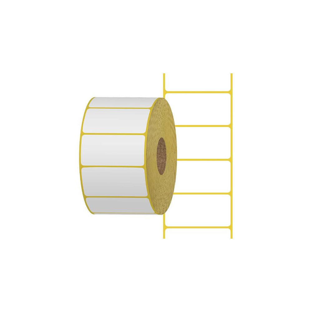 Produktbild för Thermoetikett 50x30mm Kärna 40mm 1100/rl