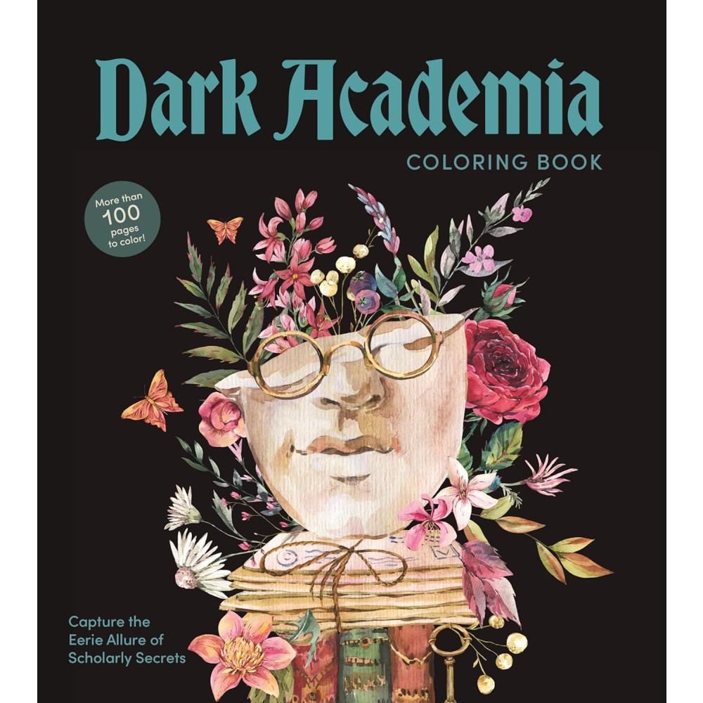 Produktbild för Dark Academia Coloring Book: Capture the Eerie Allure of Scholarly Secrets (häftad, eng)