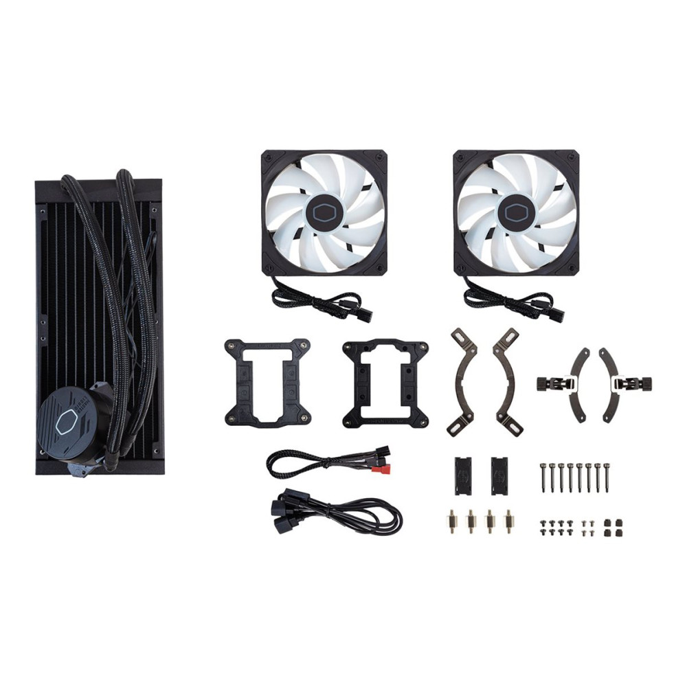 Produktbild för Cooler Master MasterLiquid Lite 240L Core ARGB - kylsystem med vätska till processorn