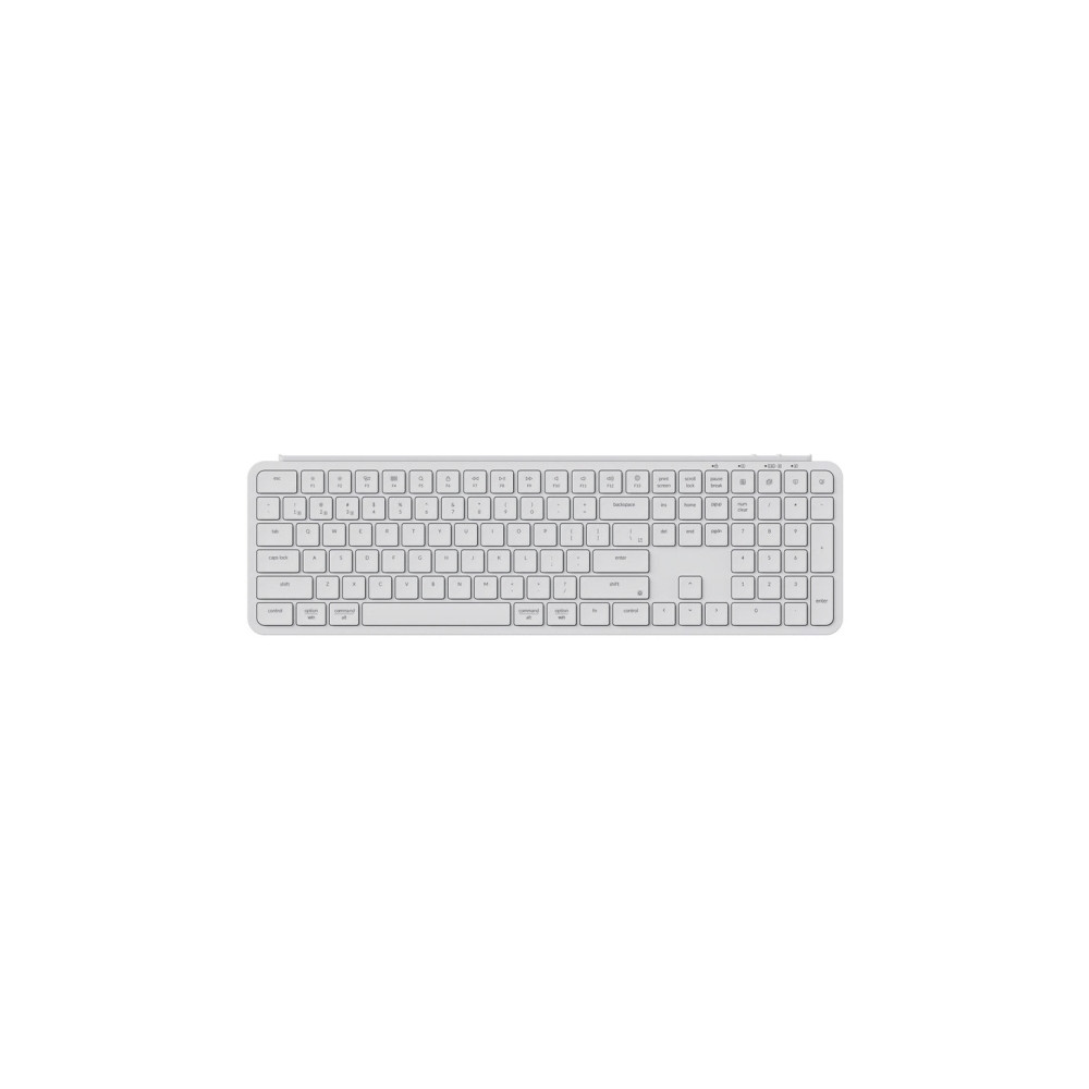 Produktbild för Keychron B6 Pro - tangentbord - Ultra-Tunn - 100% full size - elfenben Inmatningsenhet (Saknar ÅÄÖ)