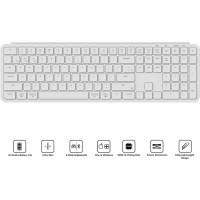 Produktbild för Keychron B6 Pro - tangentbord - Ultra-Tunn - 100% full size - elfenben Inmatningsenhet (Saknar ÅÄÖ)