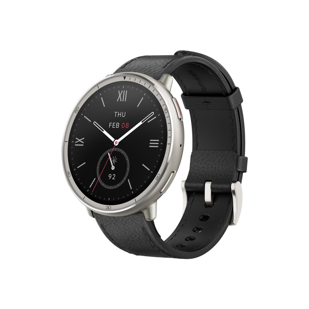 Produktbild för Amazfit Active 2 Premium Version smart klocka med rem - svart