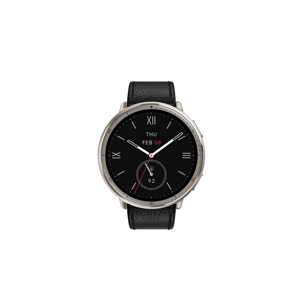 Produktbild för Amazfit Active 2 Premium Version smart klocka med rem - svart